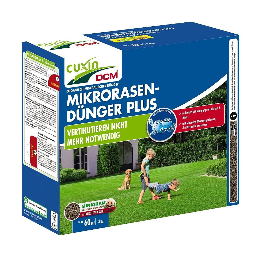 CUXIN DCM Mikrorasen-Dünger Plus 3kg